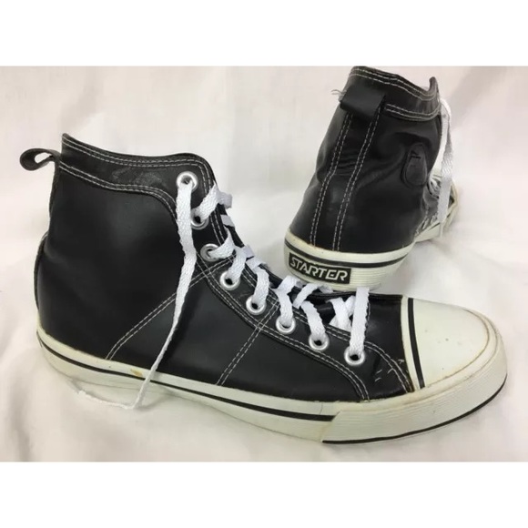 Vintage Other - SOLD Vtg Leather Starter 'JACK' High Top Sneakers